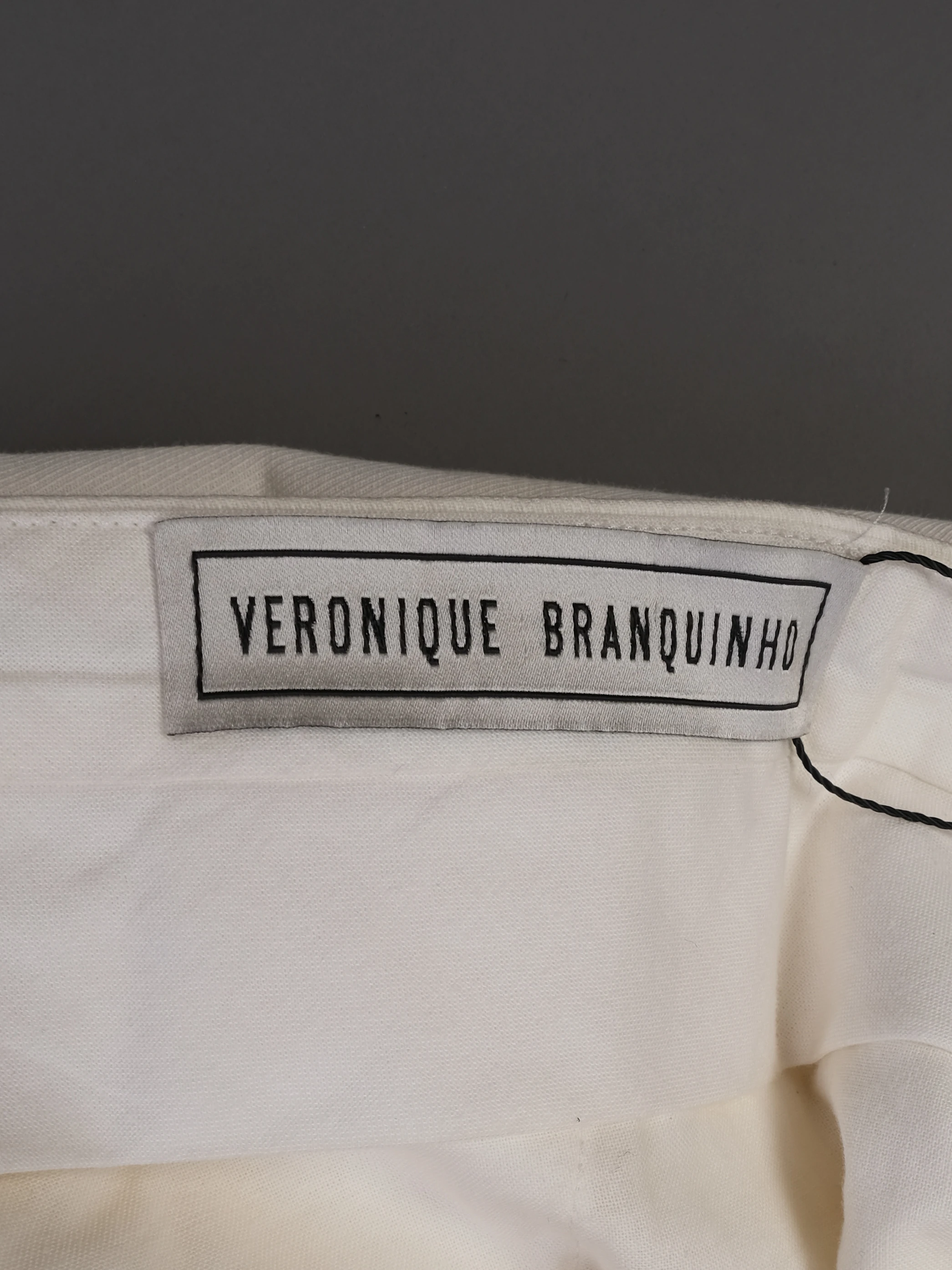 Veronique Branquinho White Cotton Trousers — 3