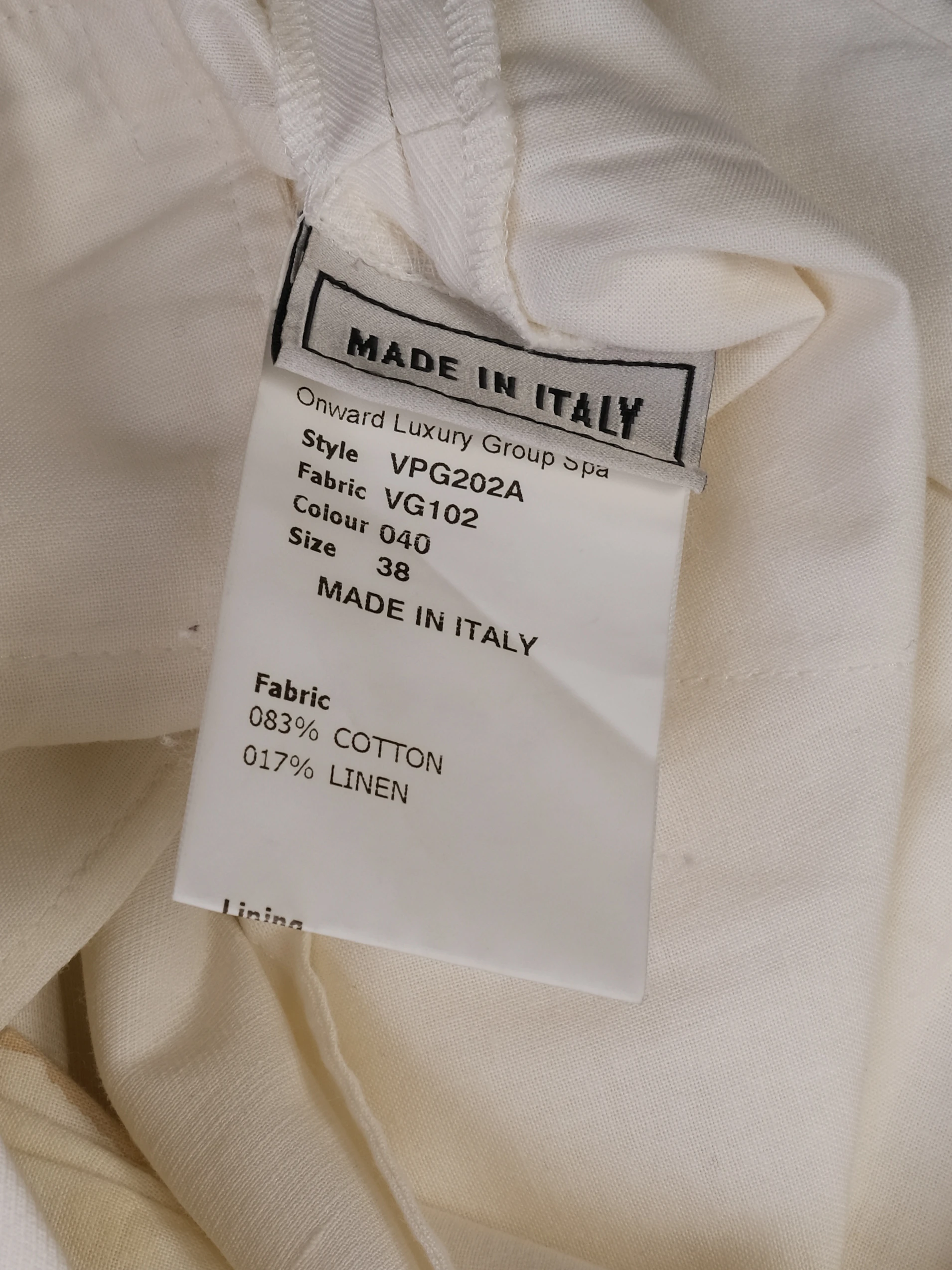 Veronique Branquinho White Cotton Trousers — 2