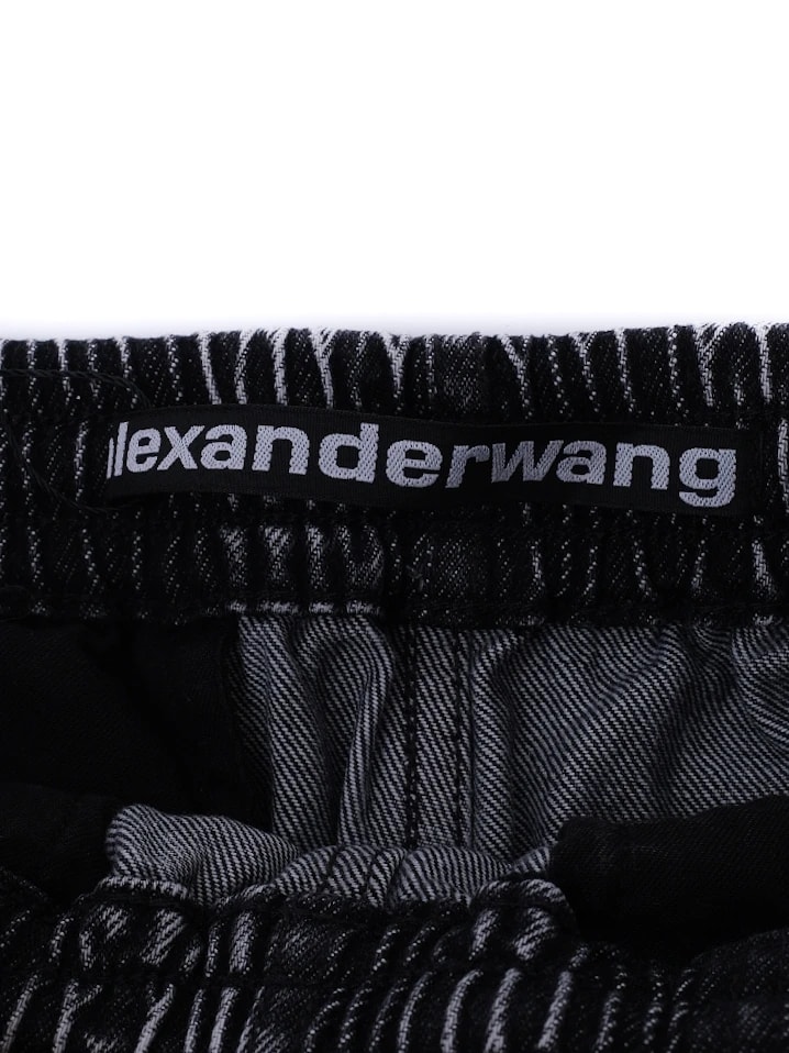 Alexander Wang Gray Cotton Trousers — 3