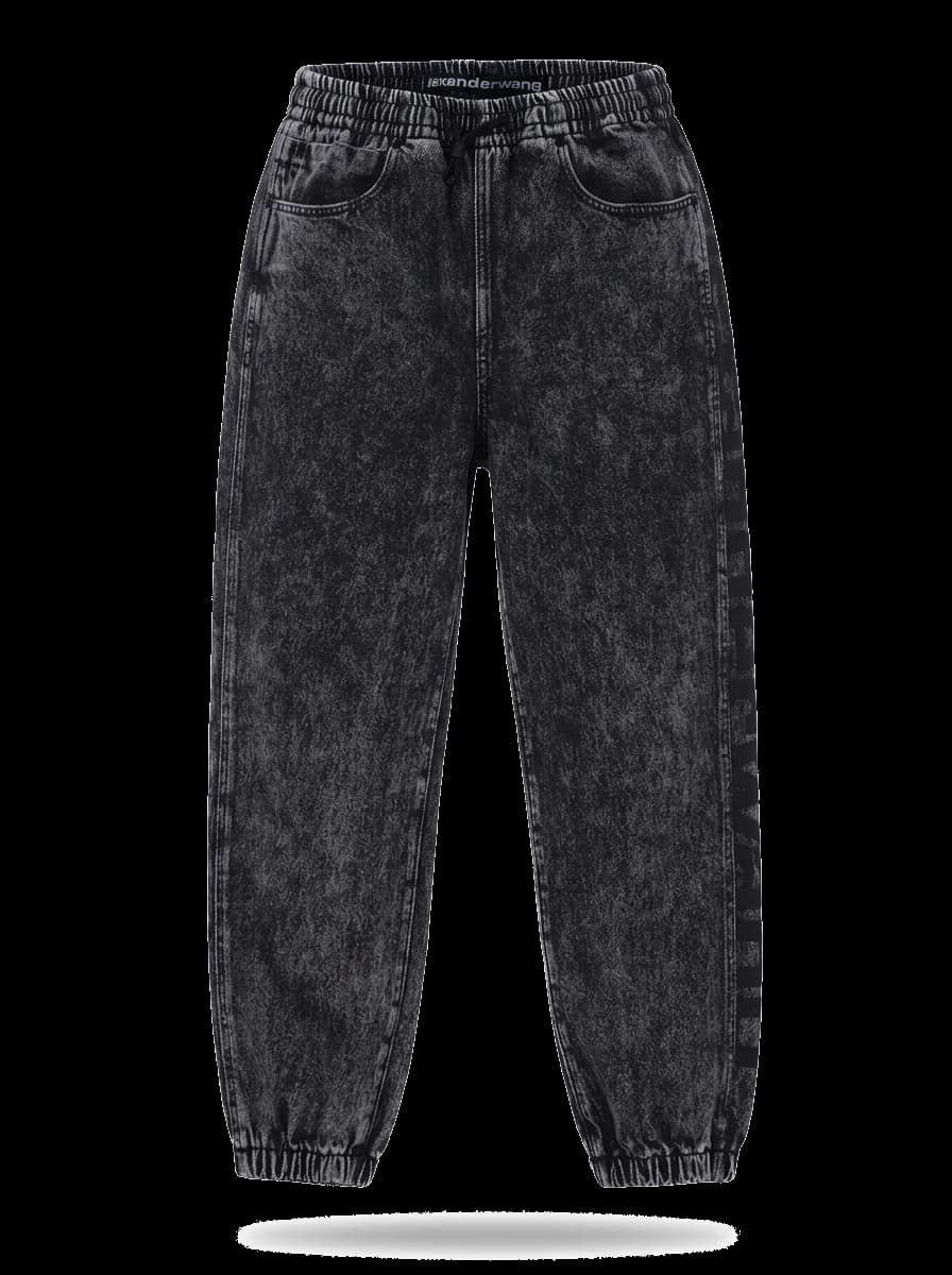 Alexander Wang Gray Cotton Trousers — photo 1