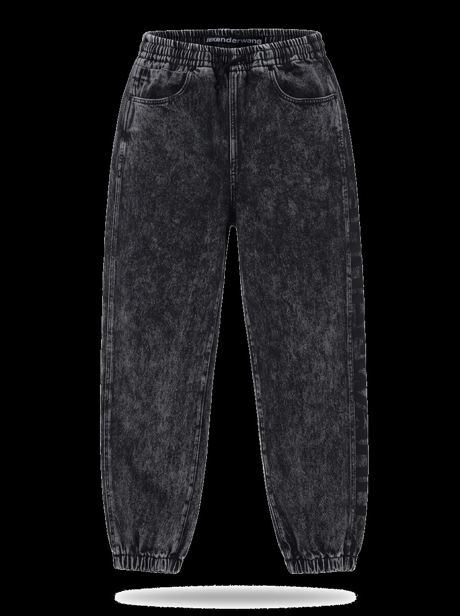 Alexander Wang Gray Cotton Trousers — 1