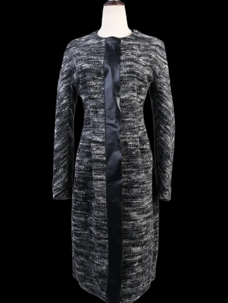 Sportmax Gray Wool Coat — 1