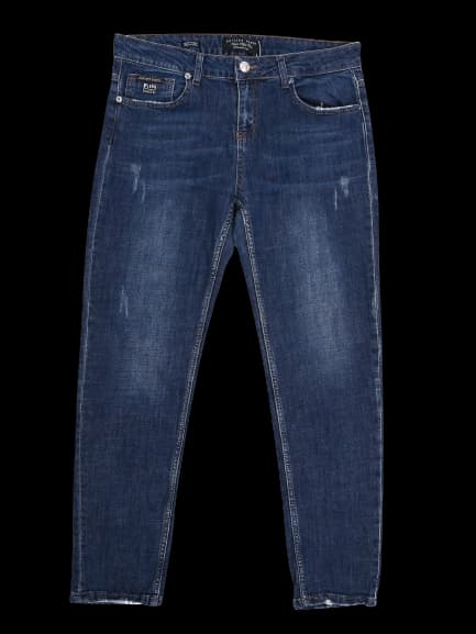 Phillipp Plein Blue Cotton Straight Jeans — photo 1
