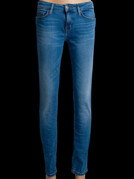 Tommy Hilfiger Blue Cotton Skinny Jeans