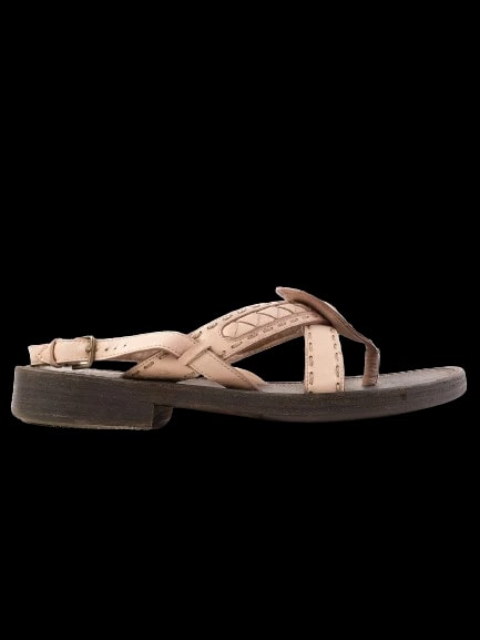 Bottega Veneta Leather Sandals — 1