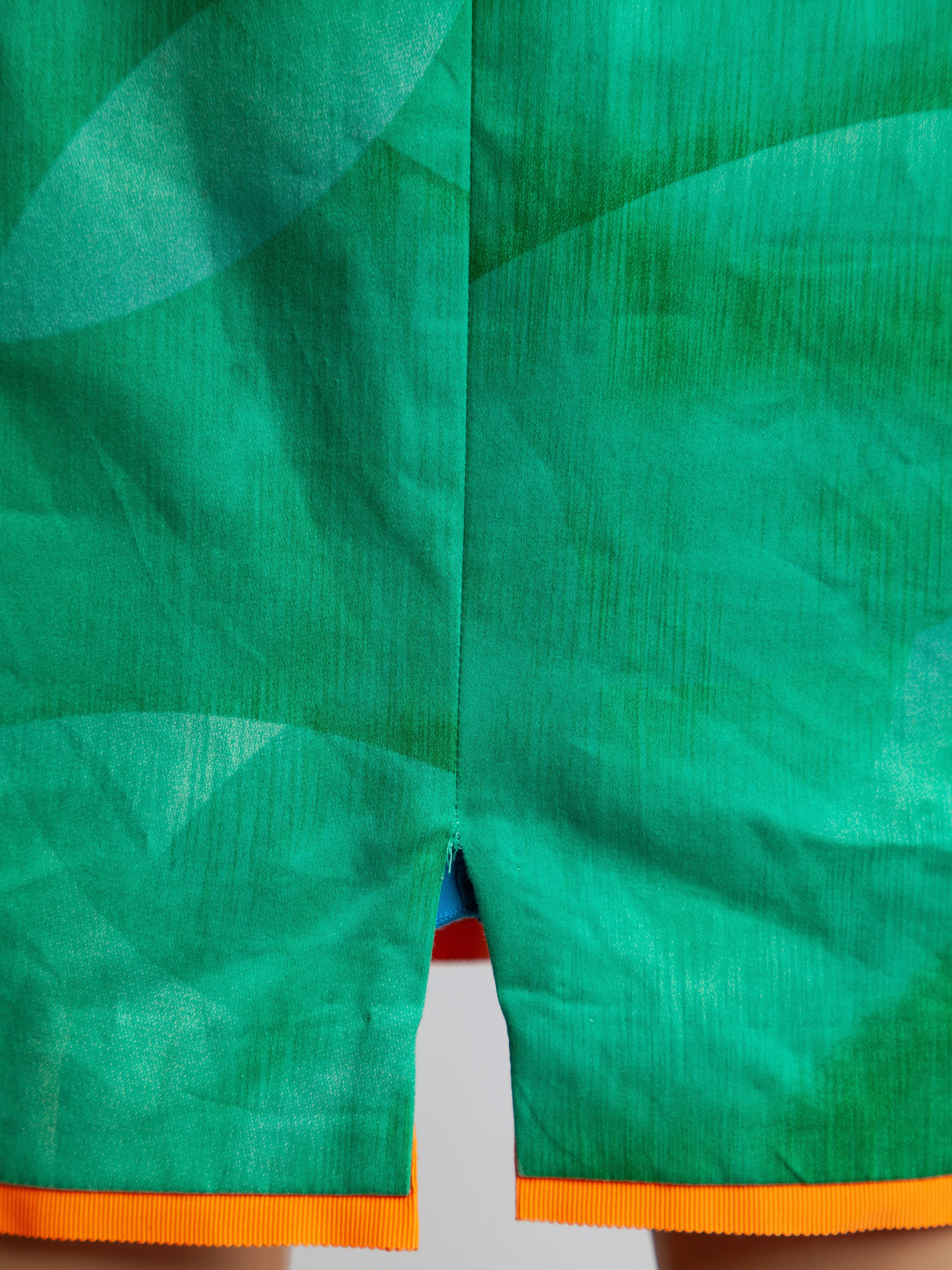 Elie Tahari Green Polyester Sleeveless Dress — 3