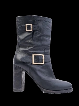 Jimmy Choo Black Leather Boots — 1
