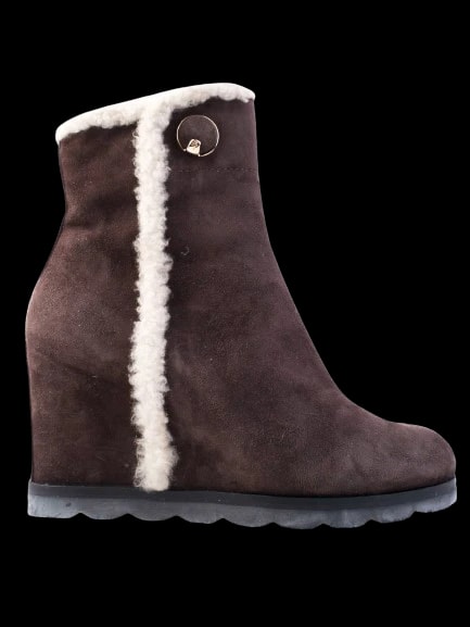 Guido Scariglia Orange Leather Boots — 1