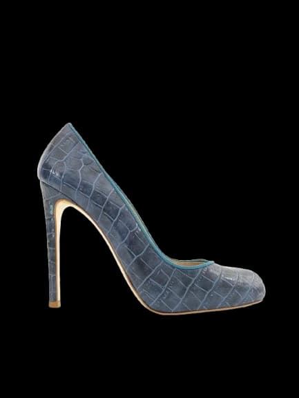 Stella McCartney Blue Leather Pumps