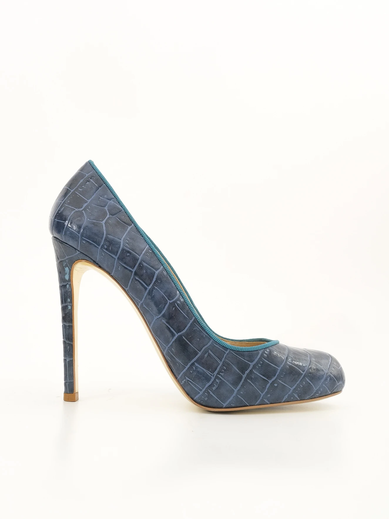 Stella McCartney Blue Leather Pumps — 2