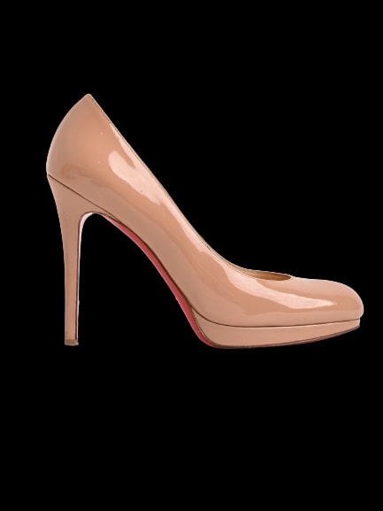 Christian Louboutin White Lacquer High Heel Pumps — 1