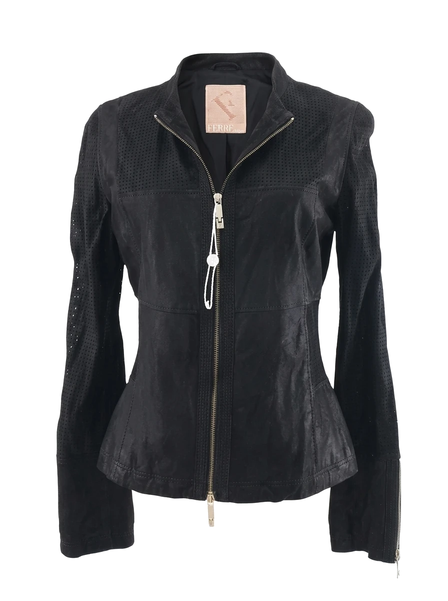 Ferre Black Jacket — 1