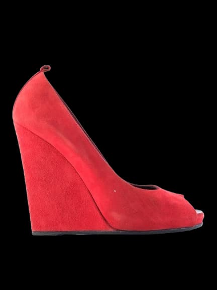 Giuseppe Zanotti Red Leather Sandals — photo 1