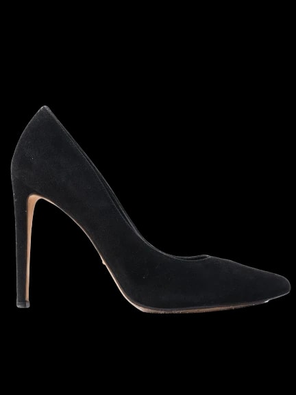 Sergio Rossi Black Leather Pumps — 1