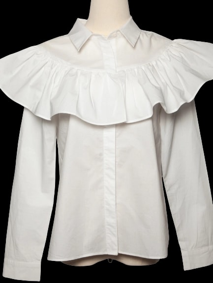 English Factory White Cotton Shirt — 1