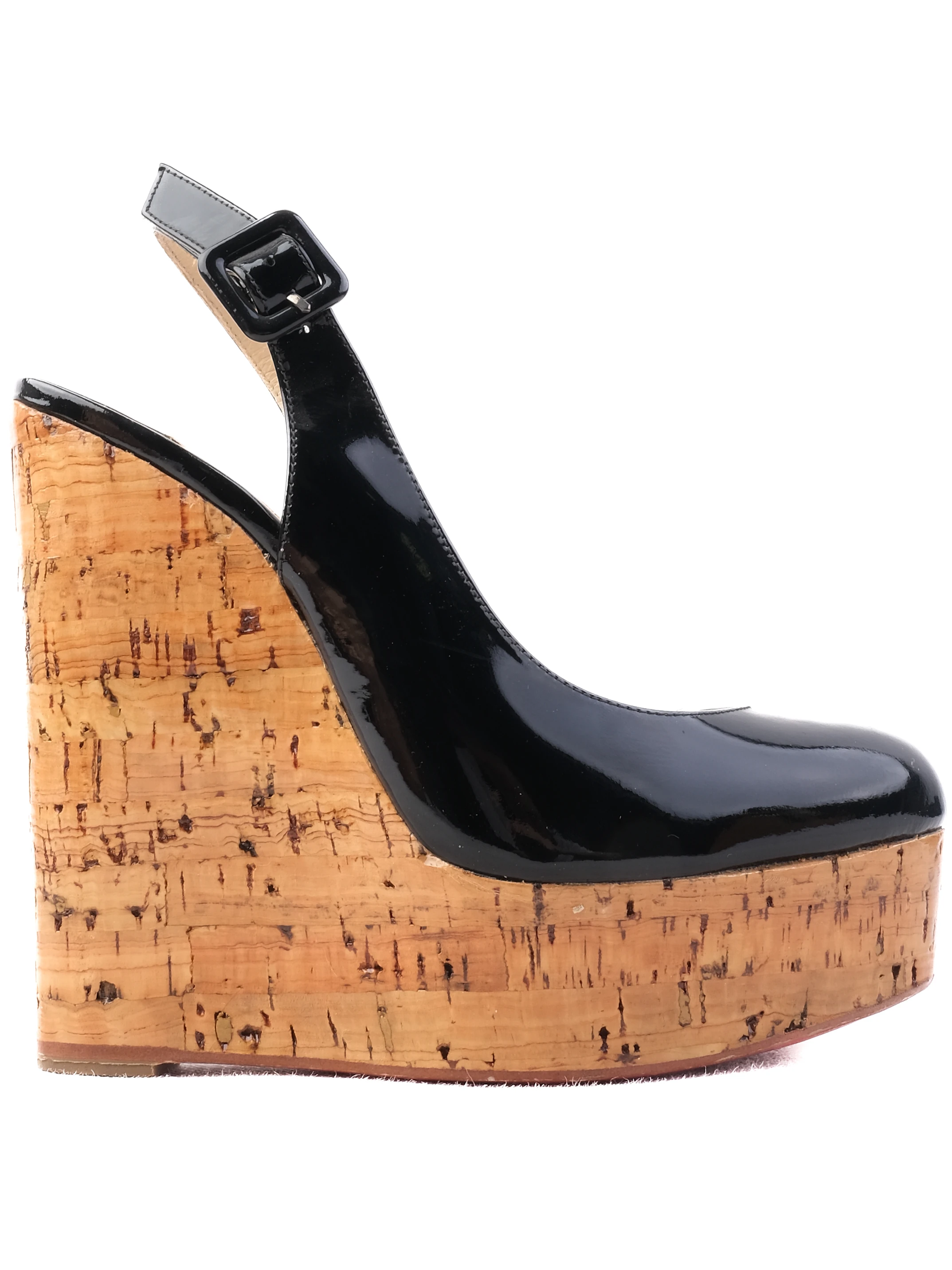 Christian Louboutin Black Leather Sandals — 2