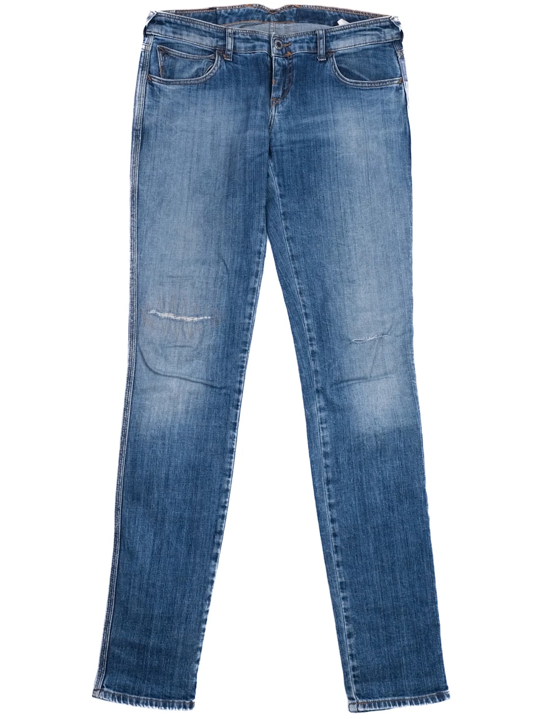 Armani Jeans Blue Cotton Mom Jeans — 2