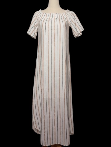 BCBGMaxazria White Cotton Dress — 1