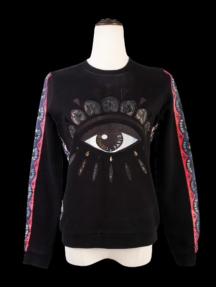 Kenzo Black Cotton Sweatshirt — 2