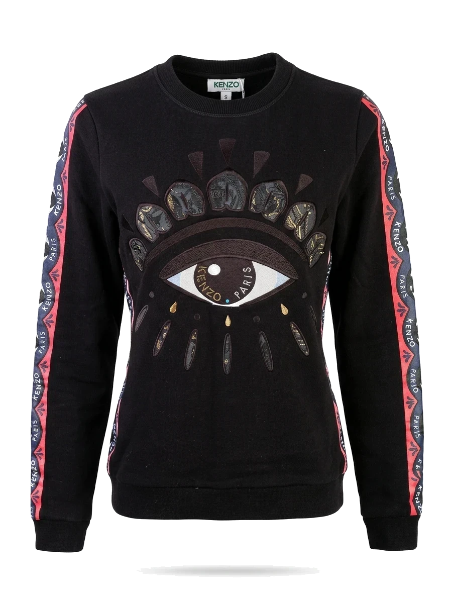 Kenzo Black Cotton Sweatshirt — 1