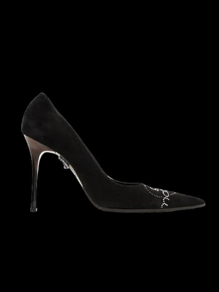 Gai Mattiolo Black Genuine suede Pumps