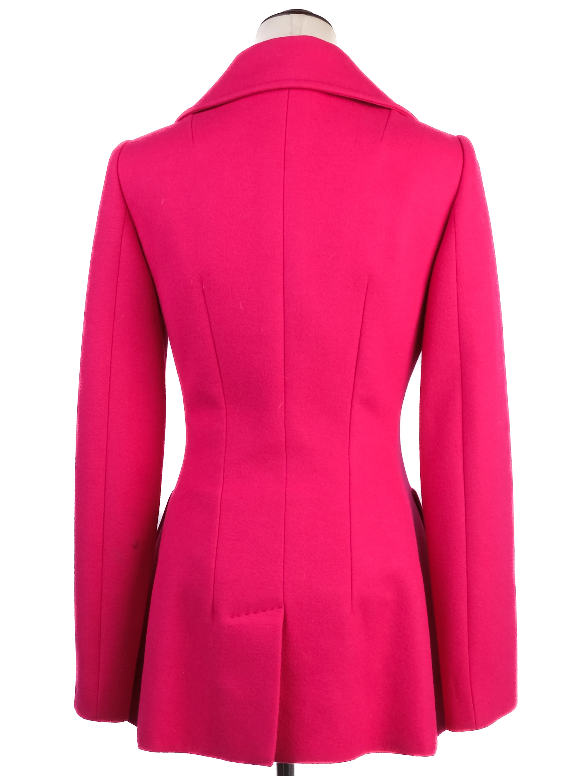 Dolce Gabbana Pink Wool Coat — 3