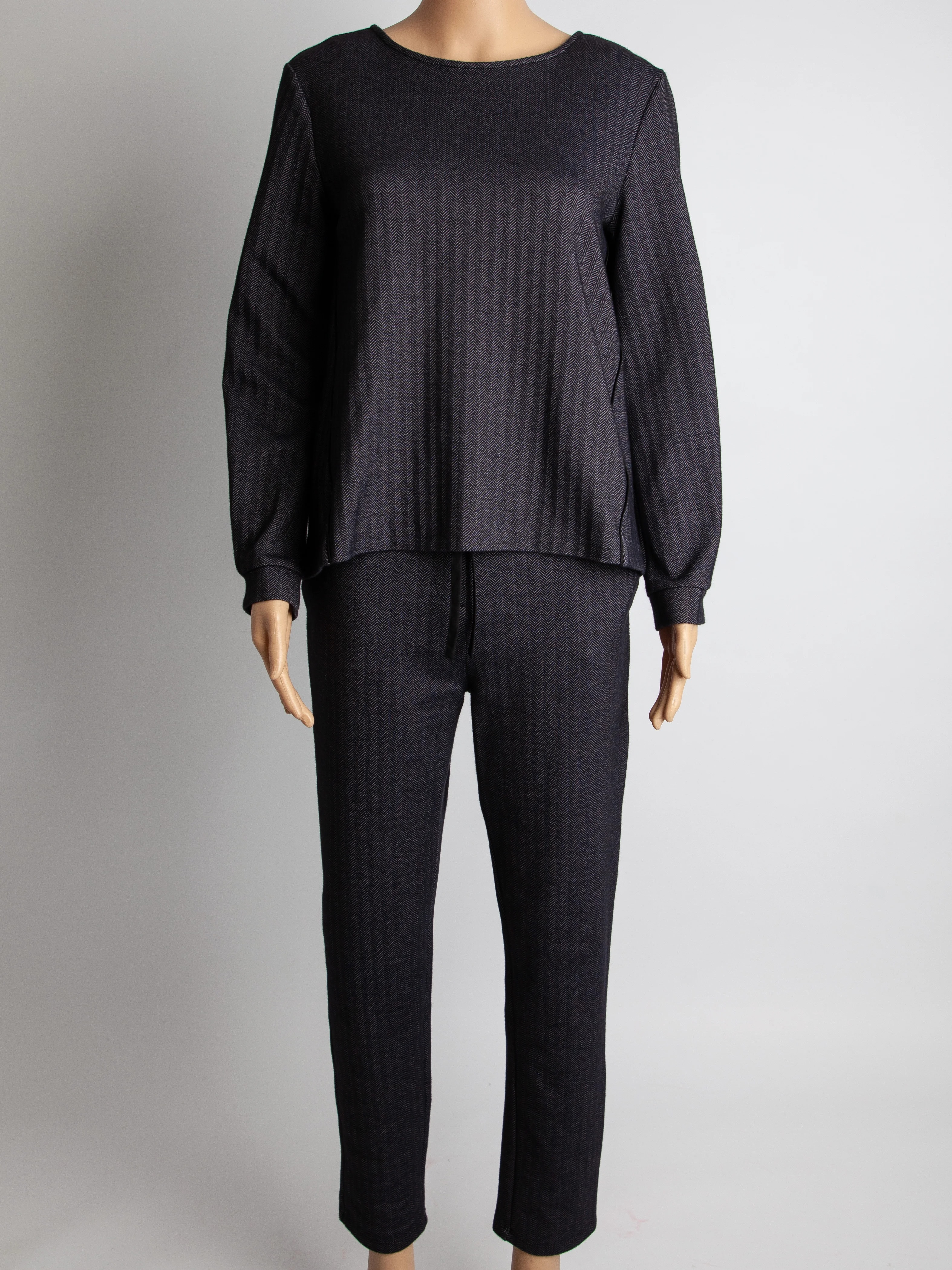 Marella Black Polyester Pantsuit — 3