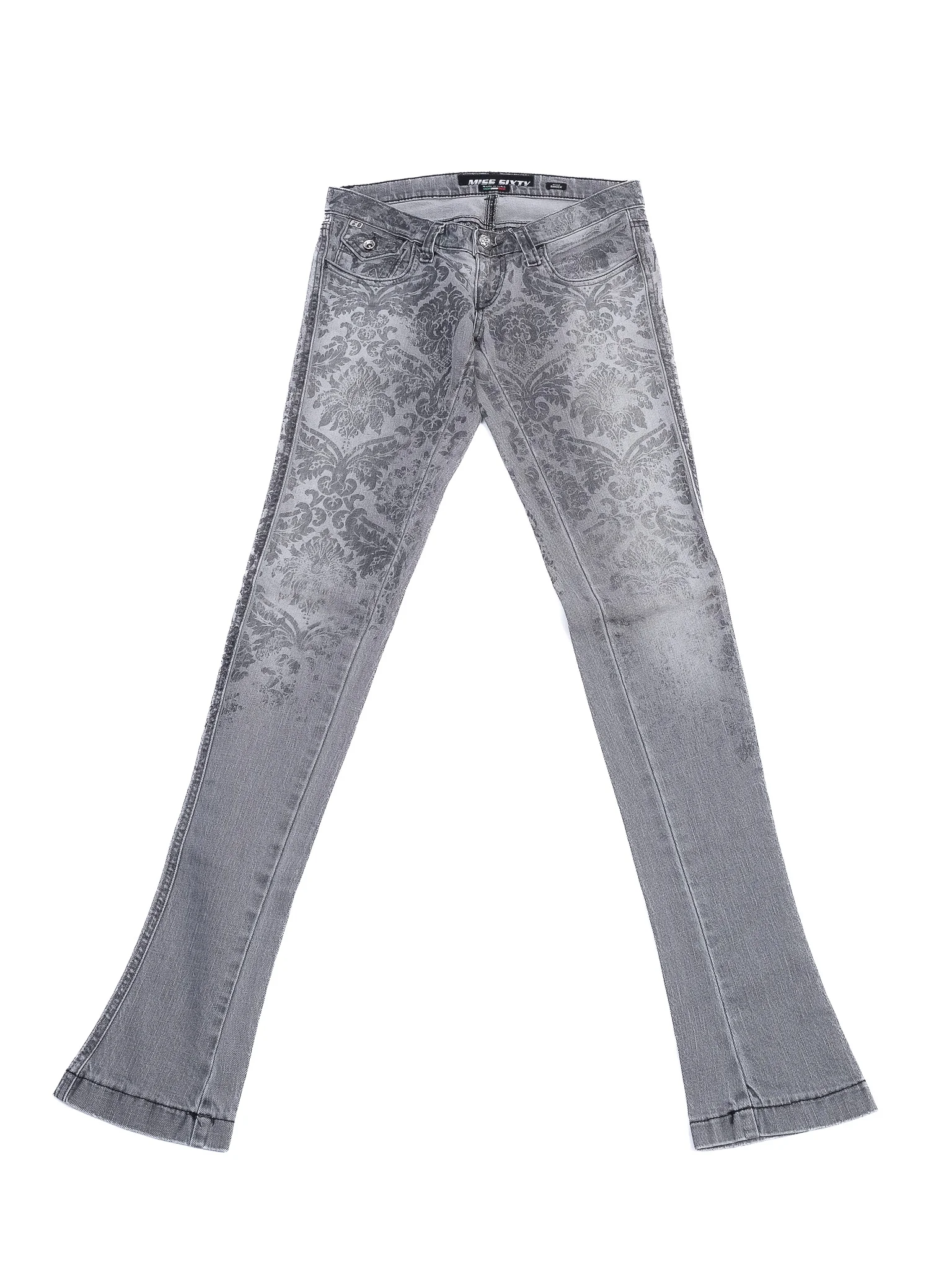 Miss Sixty Gray Cotton Tapered Jeans — 3