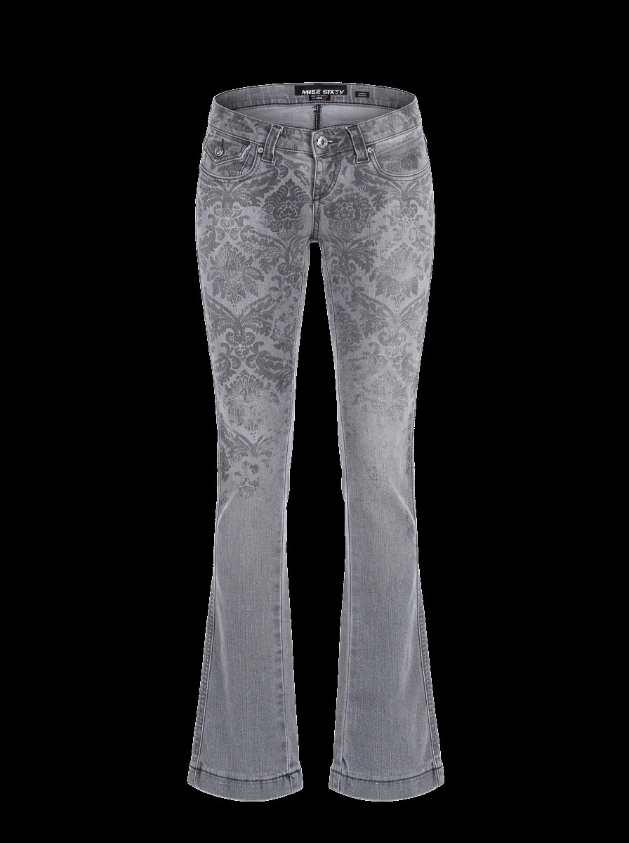Miss Sixty Gray Cotton Tapered Jeans — 1