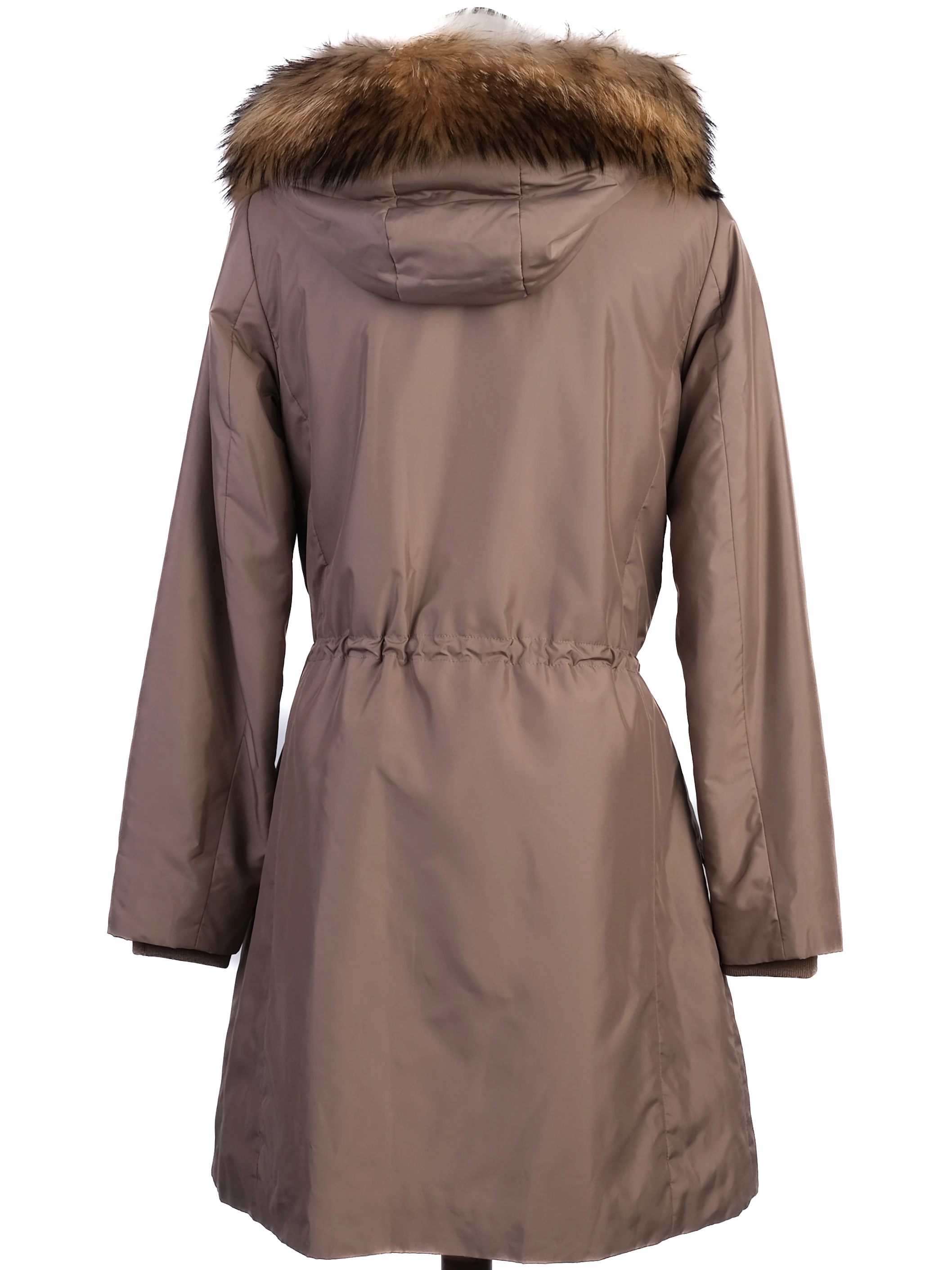 Yves Salamon Gray Polyester Puffer Jacket — 3