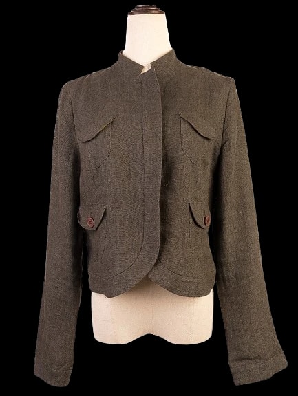 Etro Gray Wool Blazer — 1