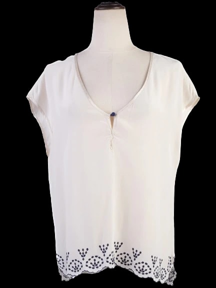 Zadig&Voltaire White Silk Top — 1