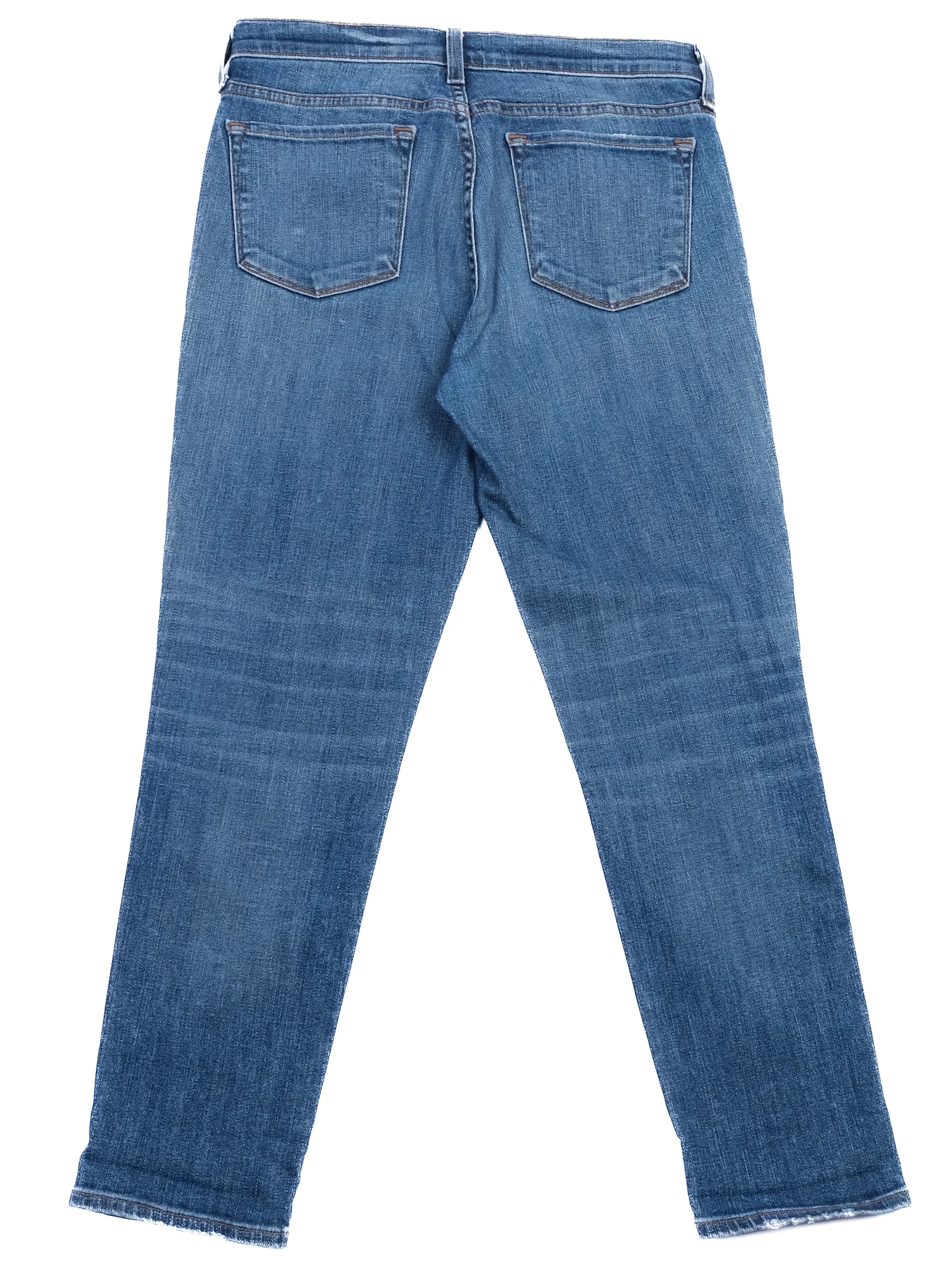 J Brand Blue Cotton Mom Jeans — 2