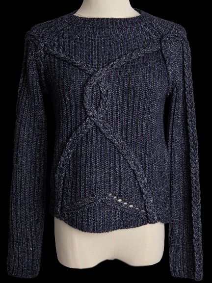 Guess Blue Polyester Sweater — 1