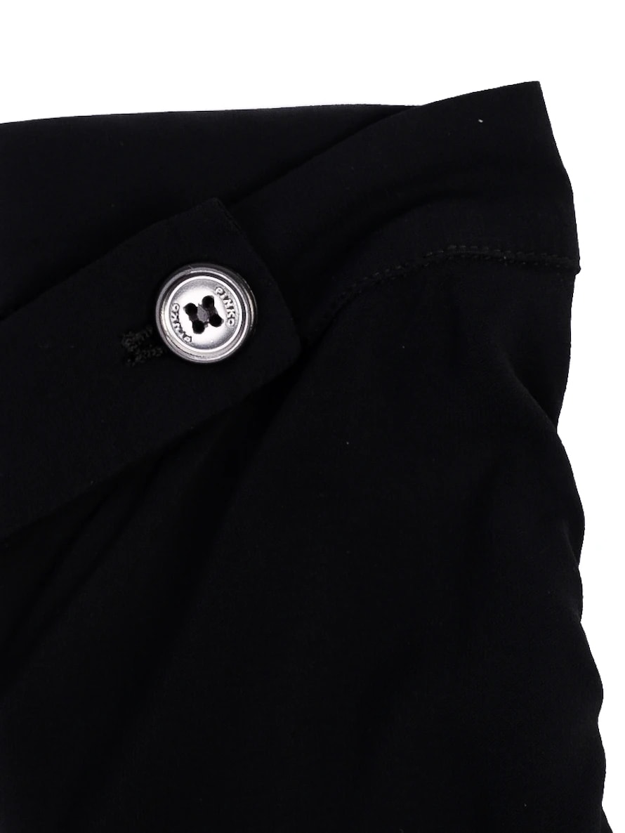 Pinko Black Polyester Tailored Trousers — 3