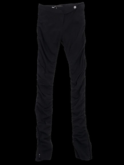 Pinko Black Polyester Tailored Trousers — 1