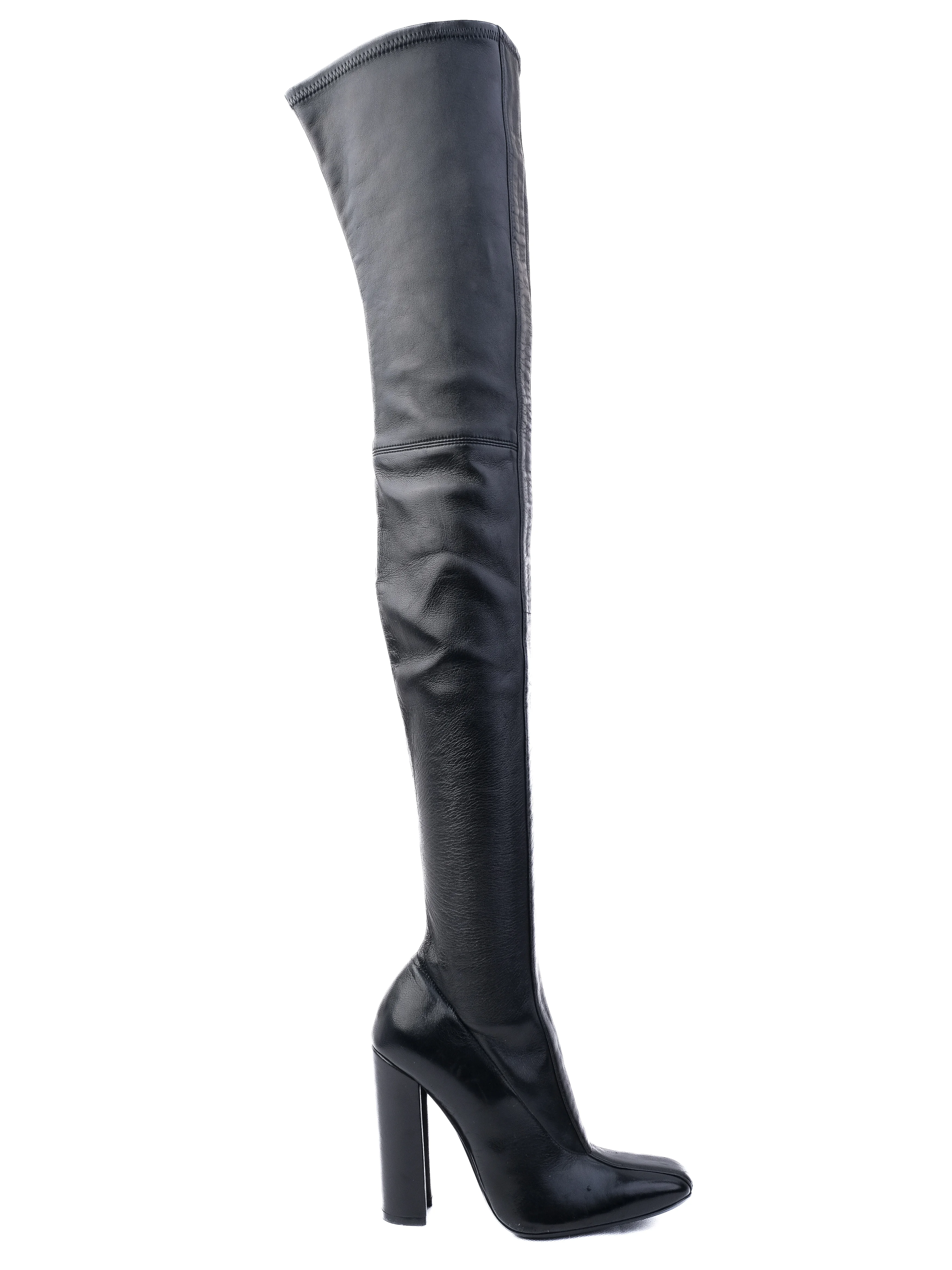 Mila Schon Black Leather Boots — 2