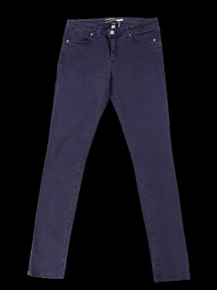 Sportmax Blue Lyocell Skinny Jeans — 1