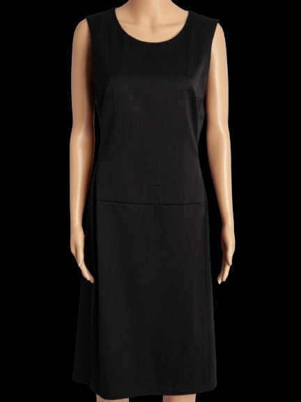 Hugo Boss Black Cotton Sleeveless Dress — 2