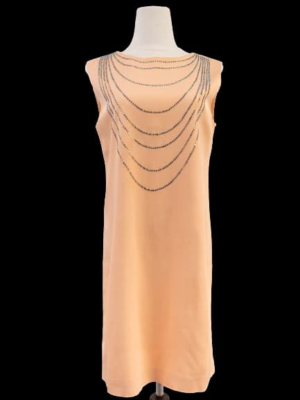 Moschino White Polyester Sleeveless Dress — photo 1