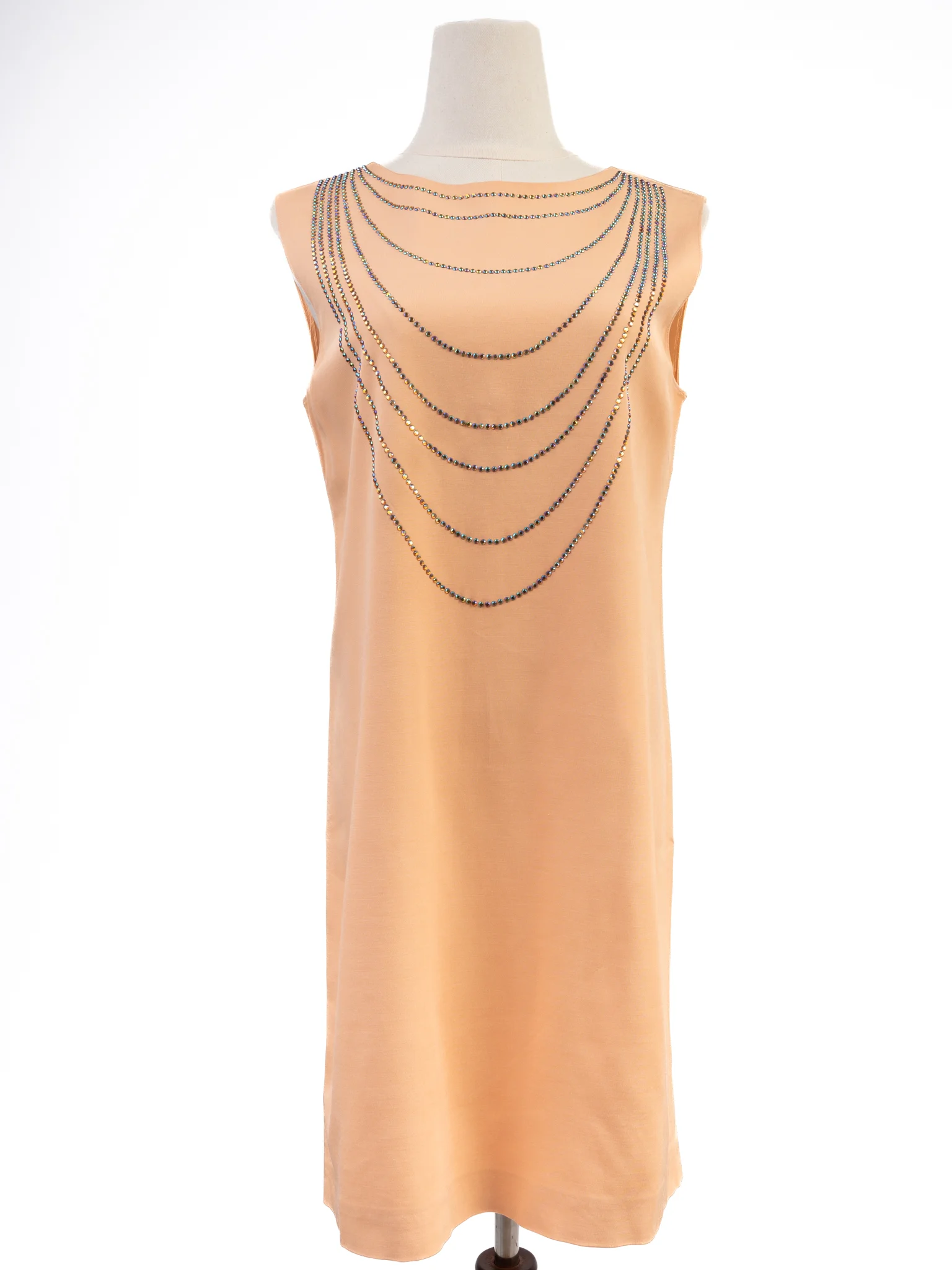 Moschino White Polyester Sleeveless Dress — 2