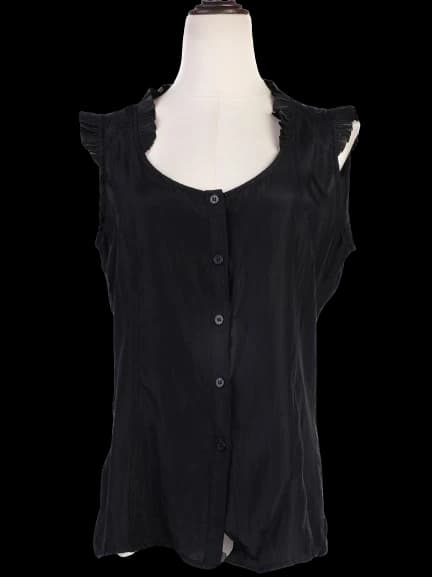 Emporio Armani Black Cotton Blouse — photo 1