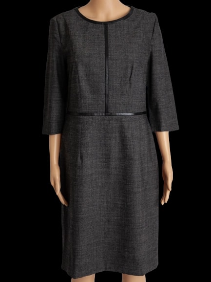 Hugo Boss Gray Cotton Casual Dress — 1