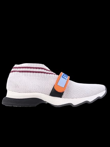 Fendi White Nylon Sneakers — photo 1