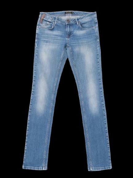 Massimo Dutti Blue Cotton Skinny Jeans — photo 1