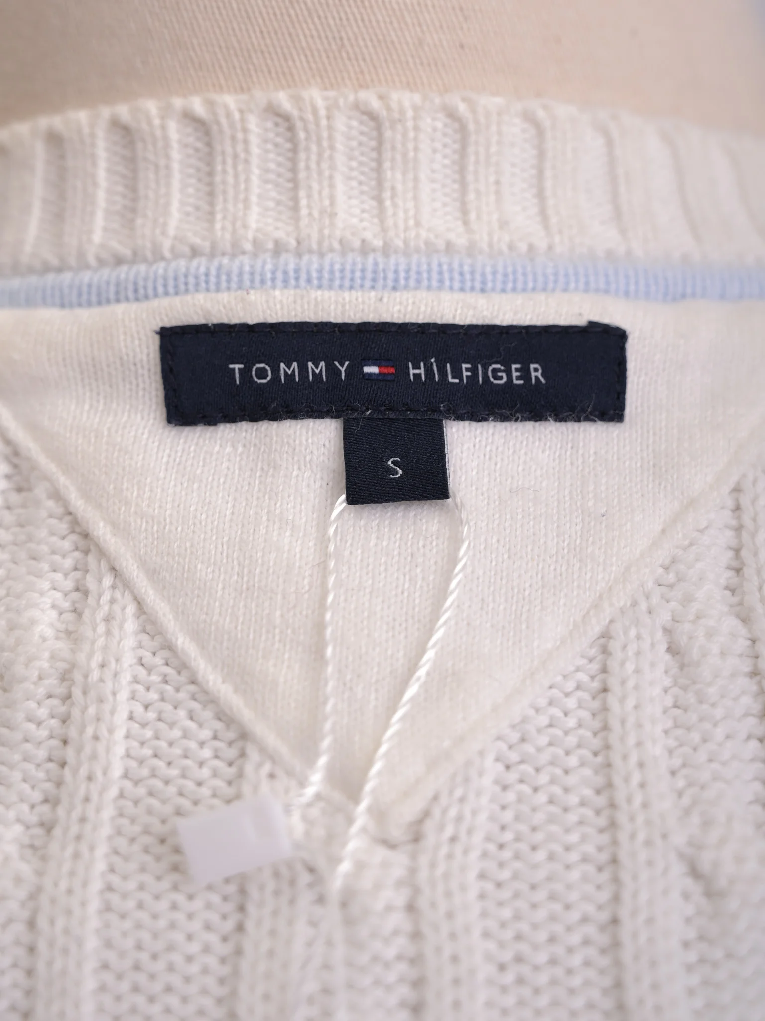 Tommy Hilfiger White Wool Pullover — 2