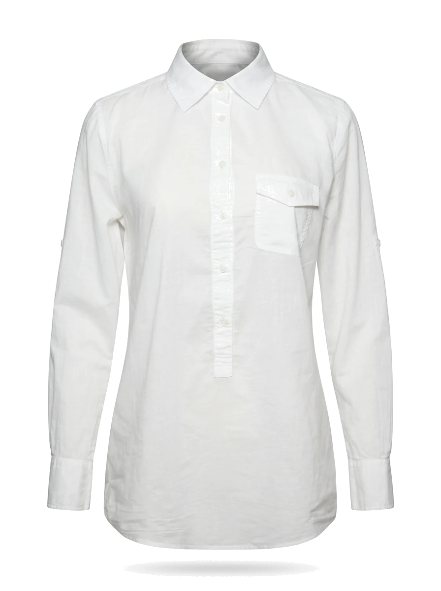 J. Crew White Cotton Shirt — photo 1