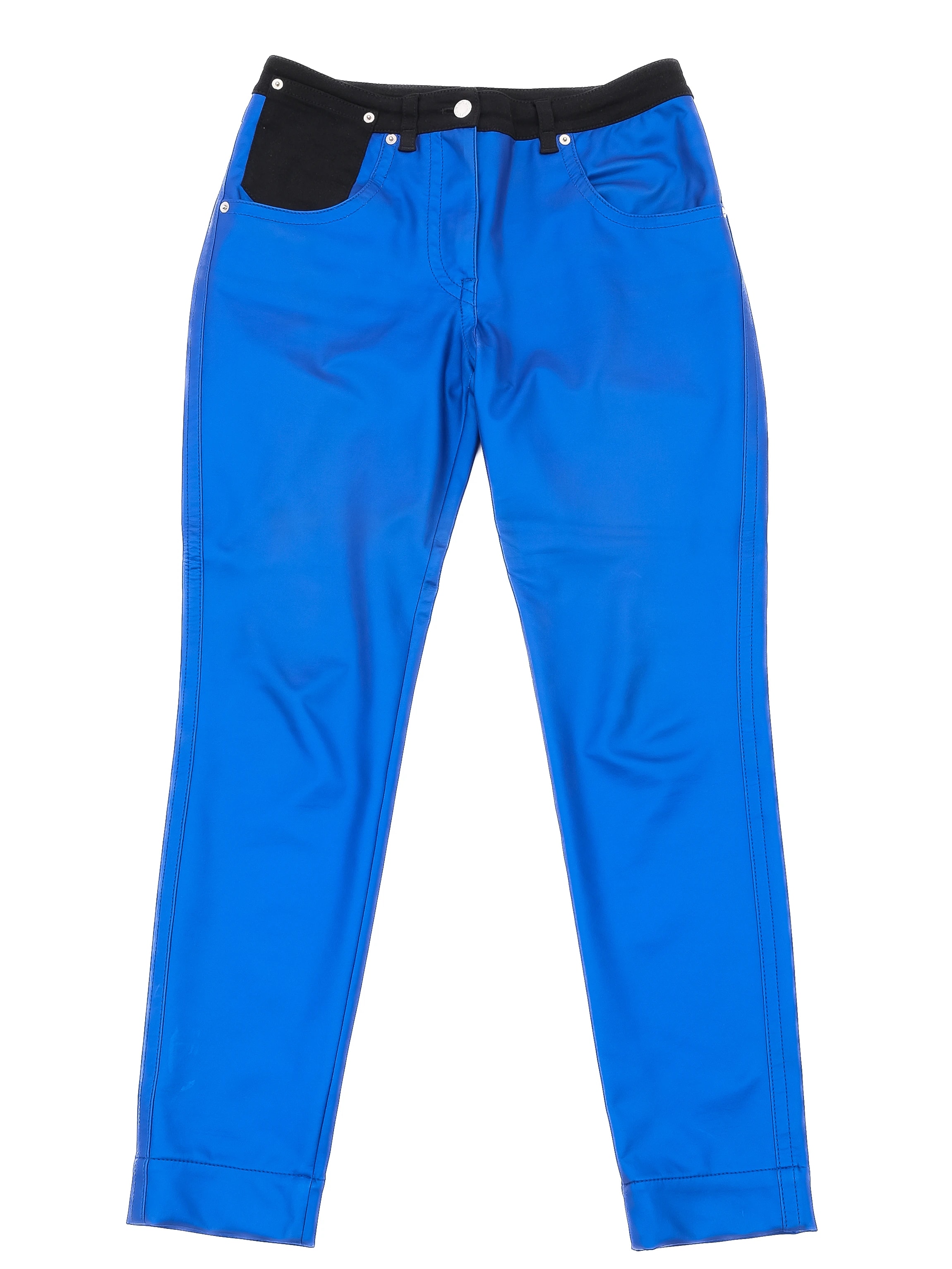 Louis Vuitton Blue Polyester Casual Trousers — 3