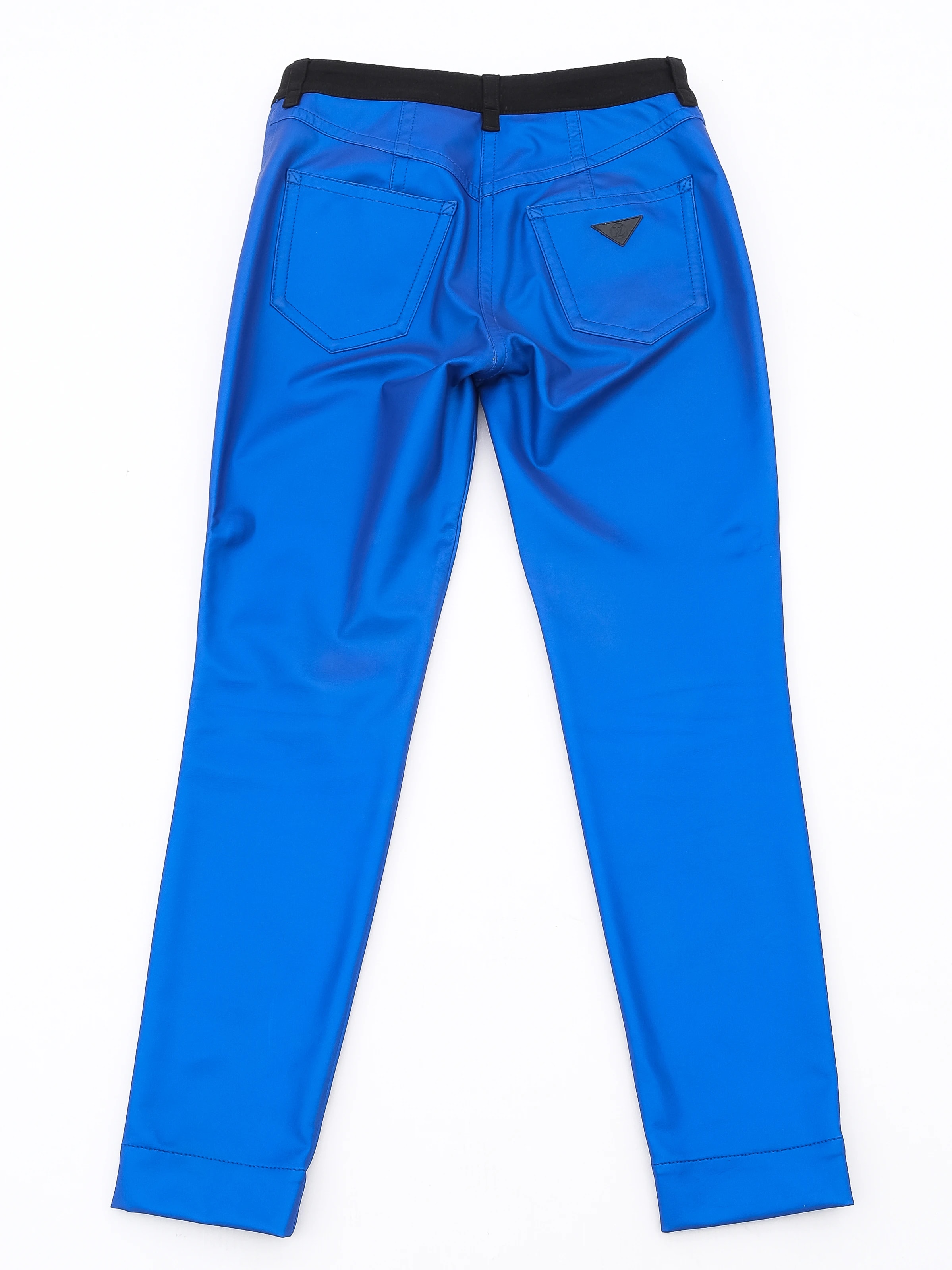 Louis Vuitton Blue Polyester Casual Trousers — 2