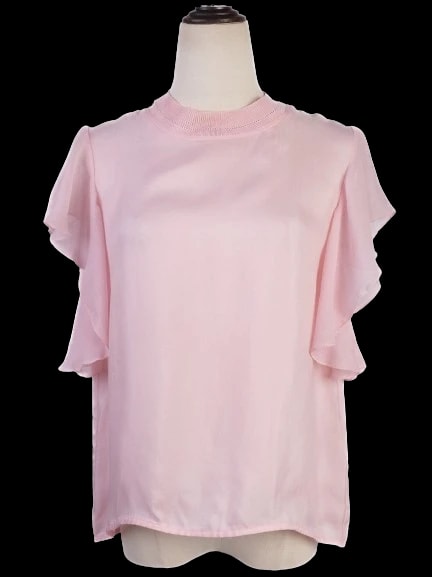 Sandro Pink Polyester T-Shirt — 2